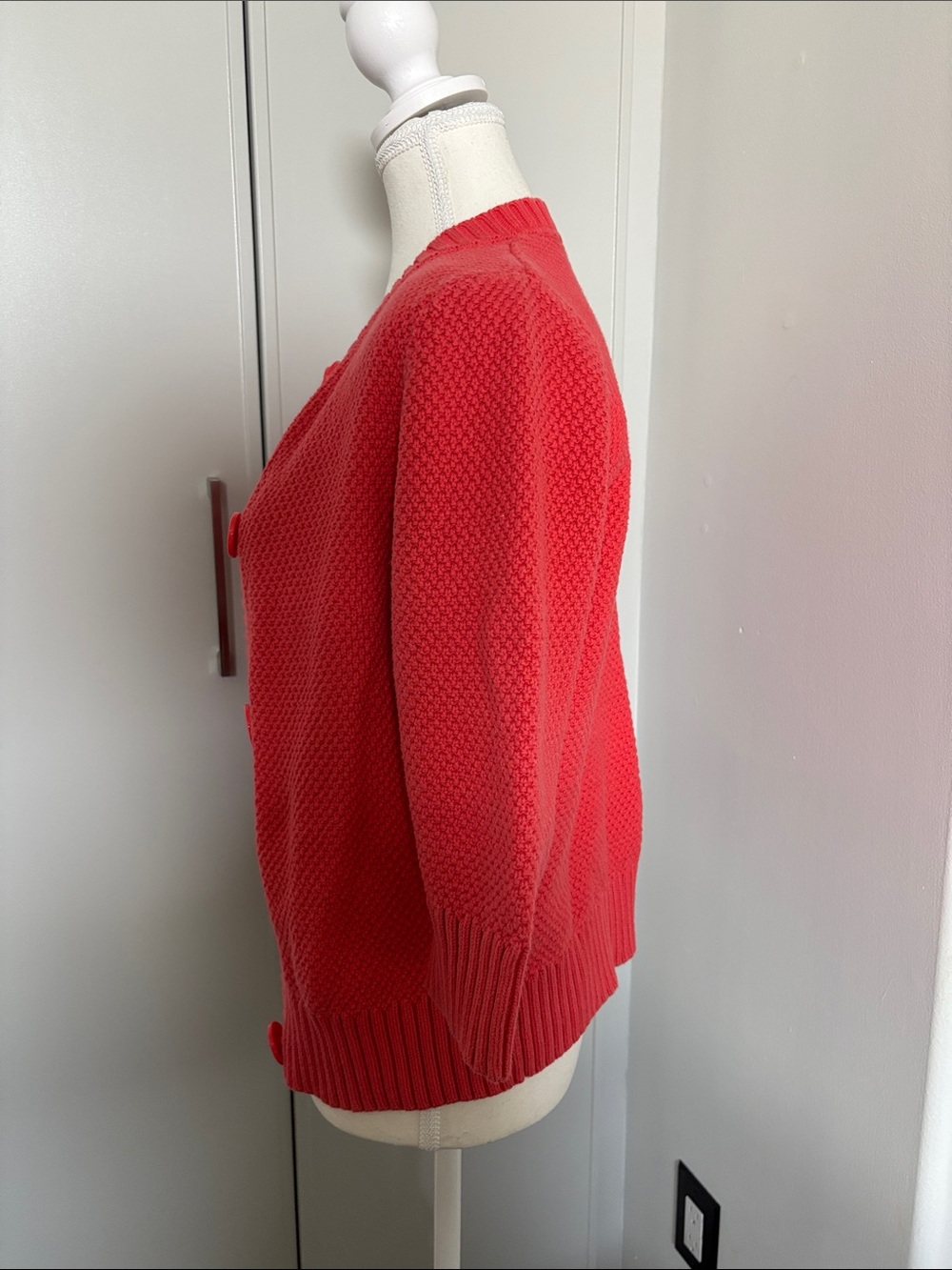 L.L. Bean Coral Button Front Women’s Cardigan - Picture 2 of 6